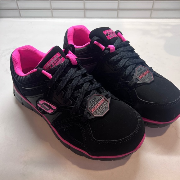 NWT Skechers Synergy Flex Sole Work Sneaker Size 6 - Picture 2 of 5